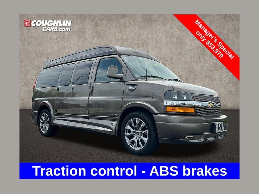2023 Chevrolet Express Cargo 2500 WT in Special Exterior Color — front three-quarter view